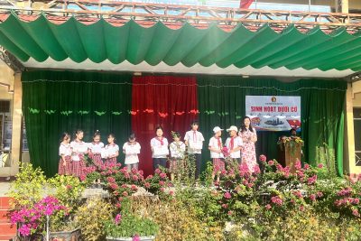 SINH HOẠT DƯỚI CỜ THÁNG 4 – KHI TÌNH YÊU TỔ QUỐC ĐƯỢC VIẾT NÊN BẰNG HÀNH ĐỘNG NHỎ